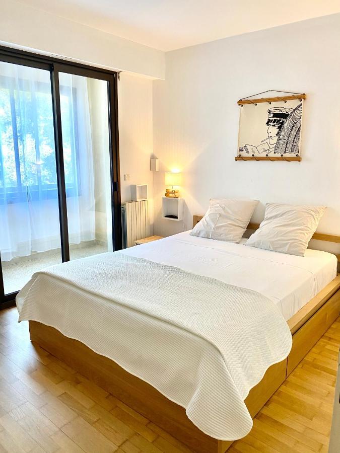 Grand T2 Standing Ajaccio Proche Centre Et Plages Vue Panoramique Parking Prive Luaran gambar